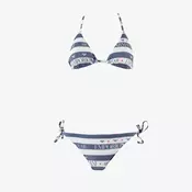 Emporio Armani Ženski kupaci 2621852R310-25934, Teget-Beli