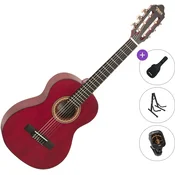 Valencia VC203 Standard SET Transparent Wine Red 3/4 klasična kitara za otroke