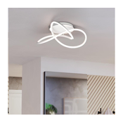 Eglo 390526 - LED prigušiva plafonsko svetlo RIAZA LED/40W/230V 2200-6500K bela + daljinski upravljac