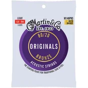 Žice za akusticnu gitaru Martin - M170 80/20, 10-47, broncane
