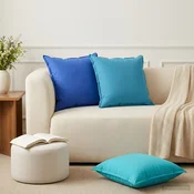 vidaXL Blazina 2 kos HOUTEN Kraljevo modra 60 x 60 cm Poliester