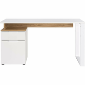 Radni stol s bijelom plocom stola 61x140 cm Hasselt – Germania