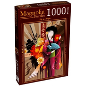 Magnolia - Puzzle Gejša II - 1 000 kosov