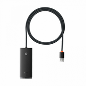 Baseus WKQX030101 sucelje cvorišta USB 3.2 Gen 1 (3.1 Gen 1) Type-A 5000 Mbit/s Crno