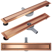 Linijski odtok REA Neox pro Brushed l. Copper 70