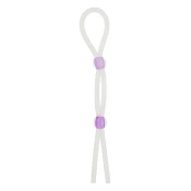 Silikonski lasso erekcijski prsten Dual Beads