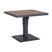 Homestar Miza PARKER 85x85x52-75 cm, siva