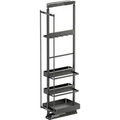 VS TAL Larder 5 Flex izvlek visoke omare Essentio Iron ŠK 400 mm, lava, siva