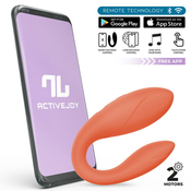 InToYou App Series Couple Toy with App Premium Silicone Salmon