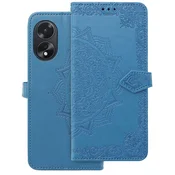 GS Ovitek za Oppo A58 4G, Mandala, moder