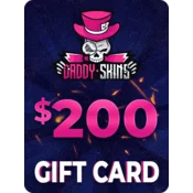 Daddy Skins Wallet Card 200 USD Key GLOBAL