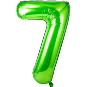shumee Unisun zeleni balon številka 7, 100 cm velikan