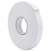 Northix Samolepilno tesnilo za vrata iz EVA pene, belo, 2 cm x 6 m