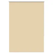 Vidaxl Rolo zatemnjena bež 110x130cm tkanina širina 105,7cm poliester