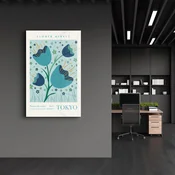 Multikolorna dekorativna slika od kaljenog stakla SPR-1151 - 35 x 55 cm