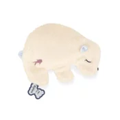Kaloo Petit Calme Plišasti medvedek z blazinico z sivko hladilni pomirjujoči 9 cm