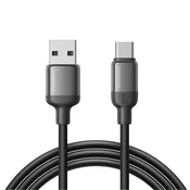 Joyroom Kabel USB-A – USB-C serije Lively, 3 A, 1,2 m – črn