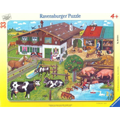 Ravensburger slagalica Upoznajte životinje na farmi, 33 dijela (6618)