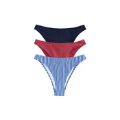 The Set Bikini hlačke mornarska/rdeča/bela