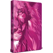 Biblia Rvr 1960 Letra Grande Tama?o Manual, Tapa Dura León de Judá Rosada / Spanish Bible Rvr 1960 Handy Size Large Print Hardcover Lion of Judah Pink