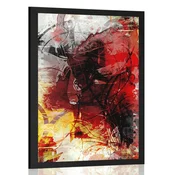 Plakat sodobna medijska slika - 30x45 white