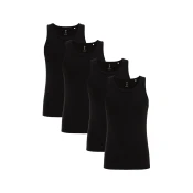 WE Fashion Spodnja majica črna