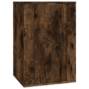 MAISON CHIC Stenska TV omarica - TV stojalo - Televizijska omarica dimljen hrast 40x34,5x60 cm, (21701590)