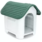 HAFENBANDE plastična pasja hiška Cottage - Velikost S: Š 59xG 75xV 66 cm