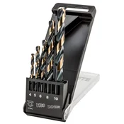shumee Svedri za kovino HSS-CNC, 124°, Pro-Tec, 4,0 - 10 mm, komplet 5 kosov