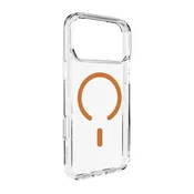 Puro Ovitek MagSafe za iPhone 17 Pro Max Lite - prozoren oranžen obroč