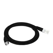 Mrežni kabel Alantec KKU5CZA1, Cat5e U/UTP, 1 m, črn