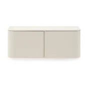 Bež stenska omarica za pod umivalnik 90x35 cm Salaya – Kave Home