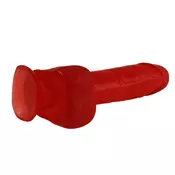DILDO JELLY RED DONG 20 cm