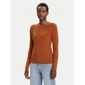 Gant Pulover 4800100 Rjava Slim Fit