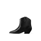 L37 HANDMADE SHOES Gležnarji NOTHING TO LOSE črna