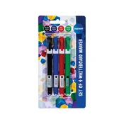 Set markera za bijelu plocu Centrum (crni, plavi, crveni, zeleni) 1-2mm 4 komada blister 4/1