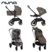 Nuna kolica 2u1Triv LX All-Season set + košara - Chestnut 2026