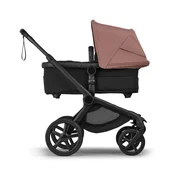 Bugaboo - Otroški voziček Fox 5 Renew Black/Heritage Black - Dusty Pink (2v1)