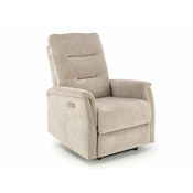 Podesiva fotelja Houston 1782 (Beige) 105x80x90cm, Beige, Tkanina