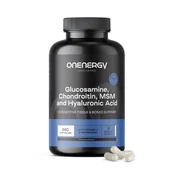 3x Glukozamin, hondroitin, MSM in hialuronska kislina, skupaj 720 kapsul