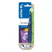 Kuglasta olovka PILOT Acroball BeGreen Fine s gumbom, plava + besplatni punjač BAB-15F-L 0.7+BRFV-10F-BT