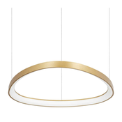 Ideal Lux - LED Zatemnitveni lestenec na vrvici GEMINI LED/48W/230V pr. 61 cm zlata