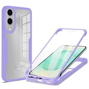 Hibridni Full body ovitek Techsuit ColorVerse 360 za Samsung Galaxy S25 Edge - purple