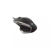 WHITE SHARK Gejmerski miš MIYAMOTO GM-9001 (Crni) USB, Opticki, Sunplus 6651, 5000 DPI