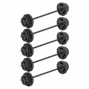 Gorilla Sports 5 plasticnih šipki za aerobik 130 cm + 30 tegova 87,5 kg ( 101086-00019-0136 )