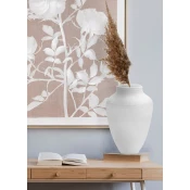 Aberto Design Vaza DKR0490, 27x27x41 cm, Bijela