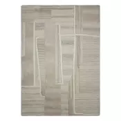 Sivo-bež ročno tkana volnena preproga 160x230 cm Lira – Flair Rugs