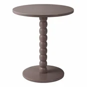 Home Dekorativna taupe klubska mizica 35xv40 cm