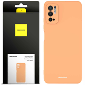 Spacecase SILIKONSKI OVITEK SPACECASE ZA POCO M3 PRO NOTE 10 5G ORANŽEN, (21962666)