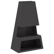 Kamin Crna 60 x 35 x 100 cm Celik